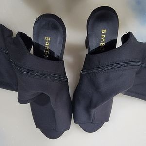 Bamboo Limelight heels size 9 black